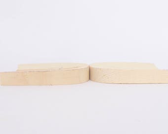 1 pair of men wooden low ( 1.5 cm, 0.6 inch) heel for men shoe/boot/footwear making