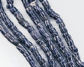 A strand of antique African krobo beads. 24" strand. b11-mi-2025(e)