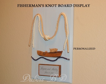 Fisherman's knot Wedding Ceremony, Beach wedding, Fisherman's knot display, Knot wedding ceremony, two cords, Wedding 3/8" cords