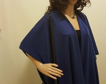 Shawl cardigan poncho
