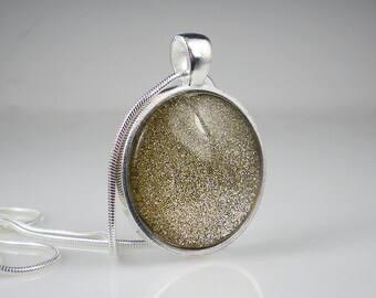 Glittery Gold Nail Polish Necklace Jewelry OPI All Sparkly and Gold Nail Polish