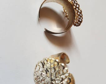 Ring antiqued silver print