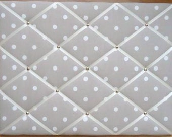 Cath Kidston Stone Spot Notice Large Board/Memo Board - Free P&P
