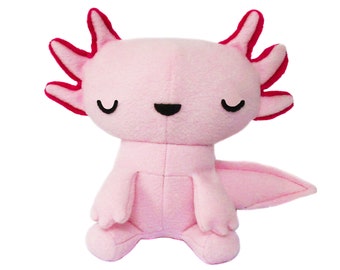 pink axolotl toy