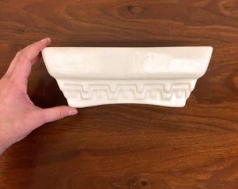 White Haeger Planter | Royal Haeger Pottery | Vintage Home Decor | Haeger Planter | White Planter | Royal Haeger | Plants | Pottery |Planter