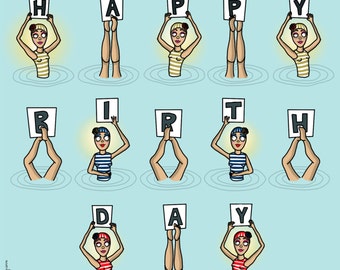Happy Birthday synchro synchronized swimmers