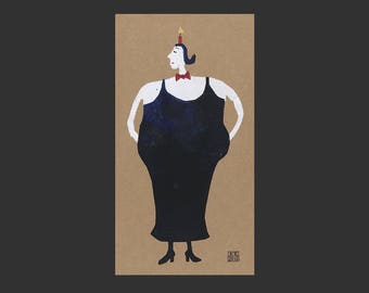 Original Monotype "Congratulations"