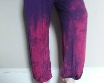 Pink Spray Purple Pants