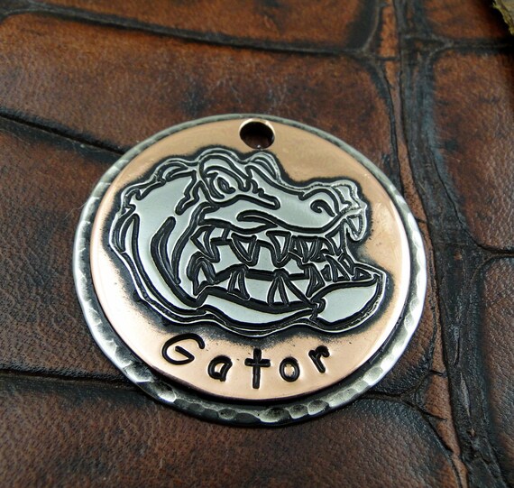 Alligator Custom Dog ID Tag ID Tag Gator Dog Tag