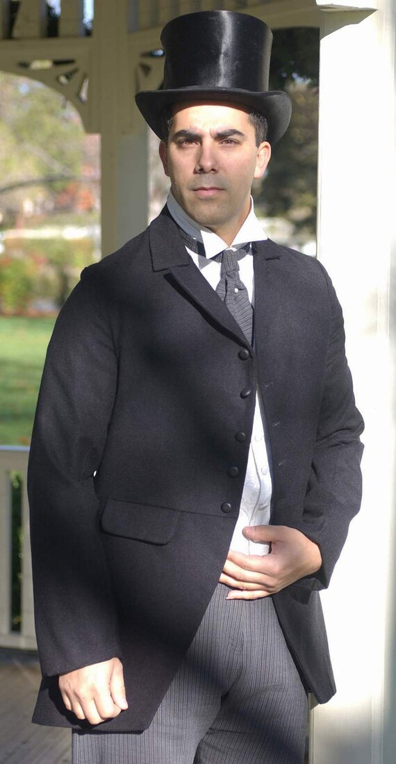 Victorian Men's Suits, Frock Coats, Cutaway Coats