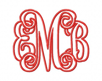 Sale Niager Engraved Monogram Embroidery Fonts 7 Fonts PES