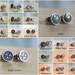 Stainless Steel 316L Earrings Stud Disc, Fake Plug Earrings, Unisex Earrings Stud