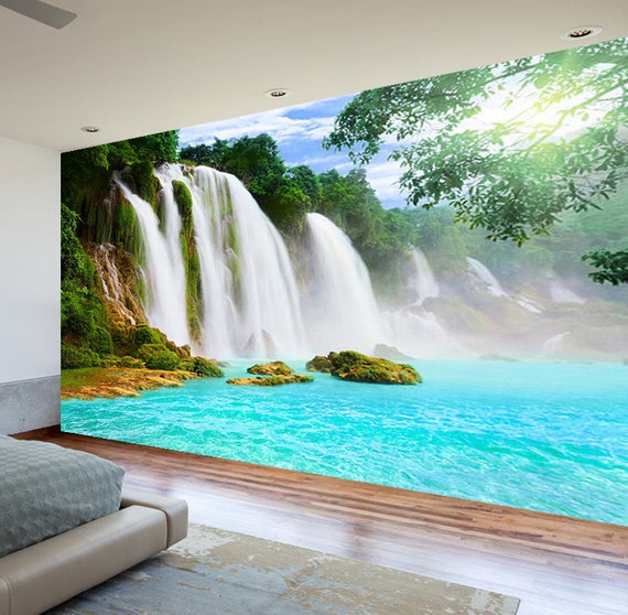 Nature Wall mural wall covering Forest Wallpaper peel and
