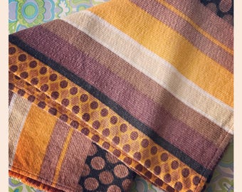 Retro 70's Fabric Abstract Fabric