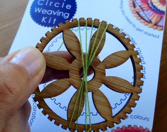Tiny Circle Weaving Loom Kit