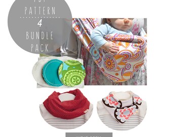 Baby sling pattern and tutorial. Doll sling pattern. Pouch