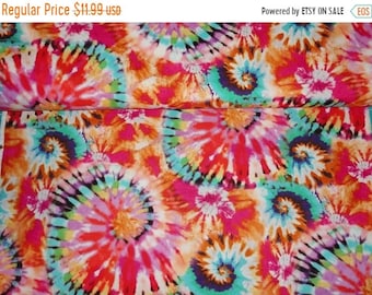 Tie dye fabric, 60's Hippie Fabric, sewing supplies, quilting supplies, Home Decor, custom pillows, cotton fabric, quilting and sewing.