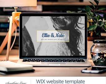 One Page Wedding Invite Website | WIX website template