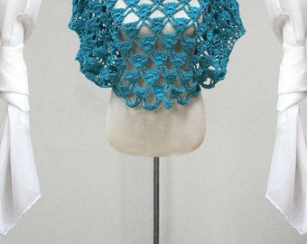 Crochet Shrug/Summer Shrug/Handmade Clothing/Crochet Top/Crochet Cover up