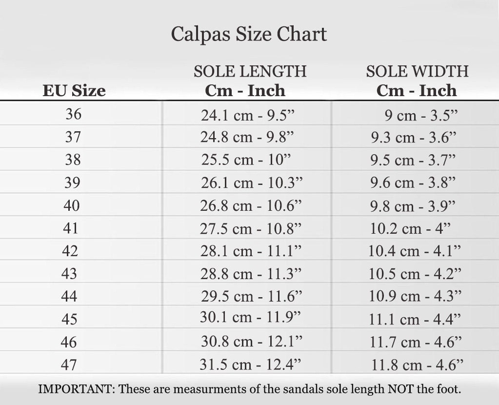 Shoe Size Chart How To Measure Your Feet