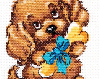 Cross Stitch Kit beginner / children / animal