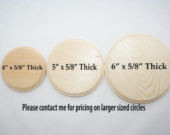 Wood Circle Plaques, Wooden Circles, Blank Circles, Unfinished Wooden Circles, Round Circles, Circular Wood, Wood Plaque, Natural Wood Disc