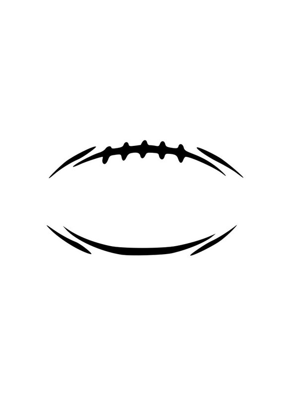 football modern outline laptop cup decal svg digital download cuttable files cricut silhouette - Football Outline football modern outline laptop cup decal svg digital download cuttable files cricut silhouette - Football Outline