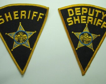 Ohio Sheriff and Deputy Sheriff Patches