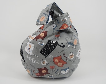 Reversible Japanese Knot Bag
