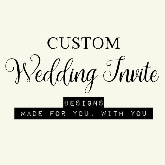 personalised wedding invite design custom invitation sets