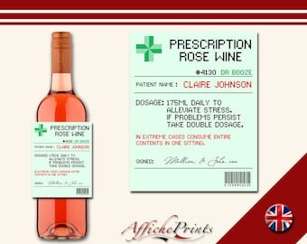Prescription label | Etsy