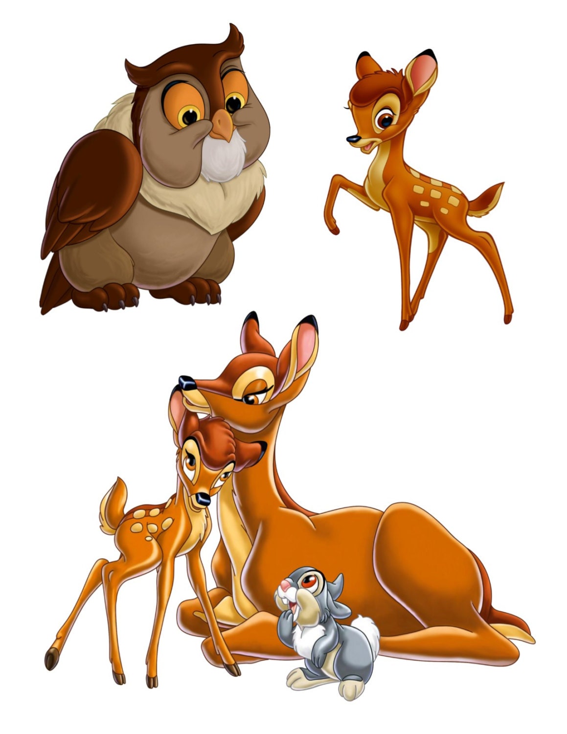 Bambi ImageBambi CutoutThumper ImageThumper CutoutFlower