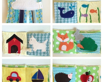 Baby Sensory Book Toy / Quiet Book Sewing Pattern / Quiet Book PDF for Babies / DIY Busy Book / DIY Baby Gift / Activity Book / Baby Toy