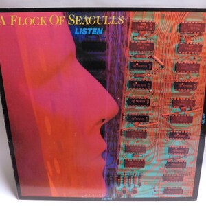 Flock of Seagulls Listen - Vintage Vinyl Record Album - 1983 Jive JL8-8013 EX/NM