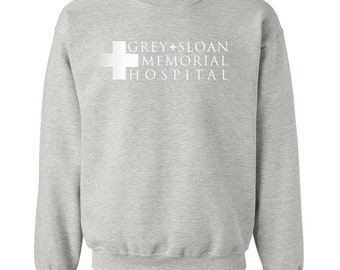 Grey Sloan Memorial Hospital T-Shirt. Grey's Anatomy Sweatshirt. Grey's Anatomy T-Shirt. Meredith Grey. Derek Shepherd. Grey's Sweatshirt.