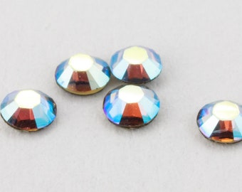 Swarovski 2058 Black Diamond AB Flatback Rhinestone (5ss, 7ss, 9ss, 30ss)