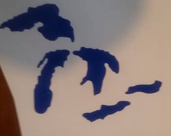 Michigan Great Lakes car decal