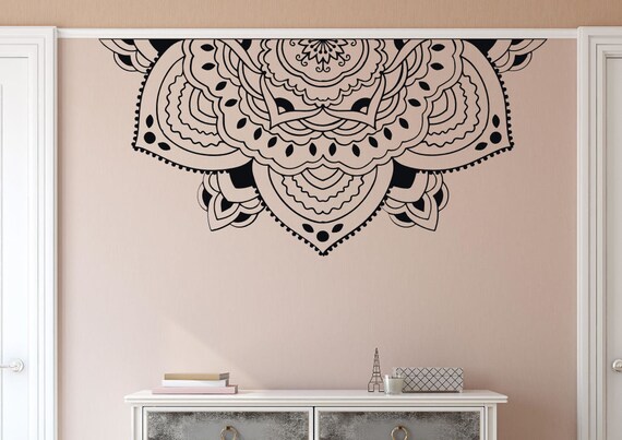 Download Mandala vinyl decal Half mandala decal Mandala vinyl