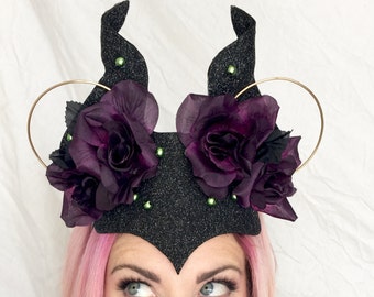 Maleficent Headband/ Minnie Ears/ Headband