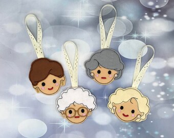 Golden Girls Ornament, Christmas Ornament, Best Friends, sassy ladies, friends, unique