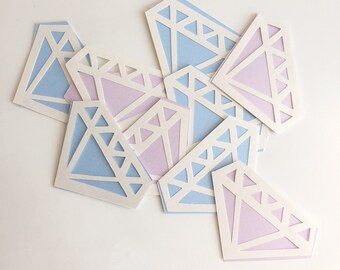 Gem wrapping gift tags