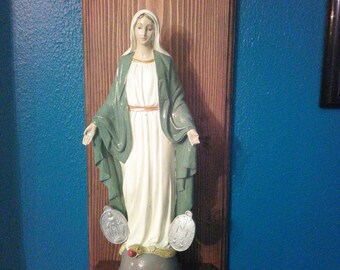 Large Our Lady of The Miraculous Medal Statue