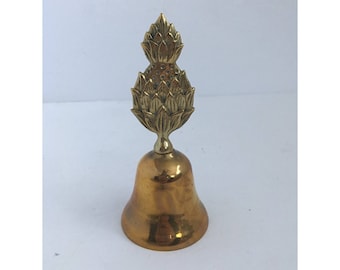Vintage Brass Pineapple Desk Bell
