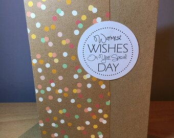 Warmest wishes on your special day