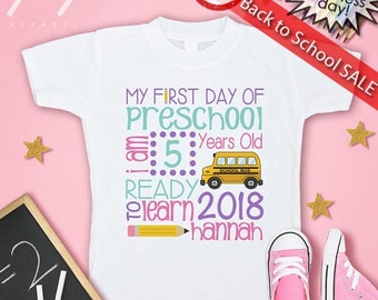 first day kindergarten shirt