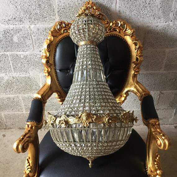 Woman Face Chandelier Large Antique French Head Caged Like This Item