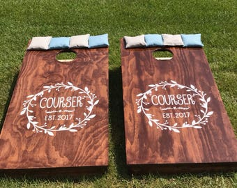 Wooden Corn Hole Game Corn hole games Etsy 81 Wooden Corn Hole Game Corn hole games Etsy 81