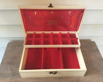 Vintage Musical Mele Jewelry Box