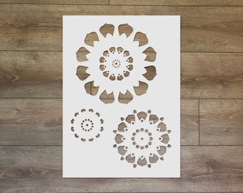 Mandala stencil | Etsy