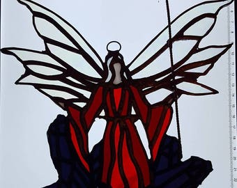 Ayme stained glass pattern